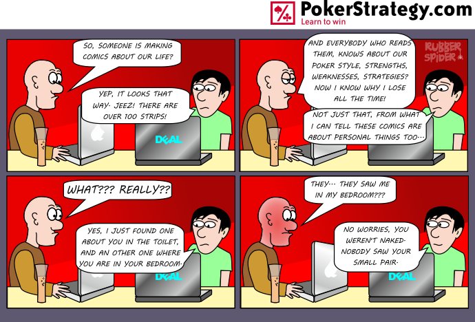 Lustige Pokercartoons Small pair