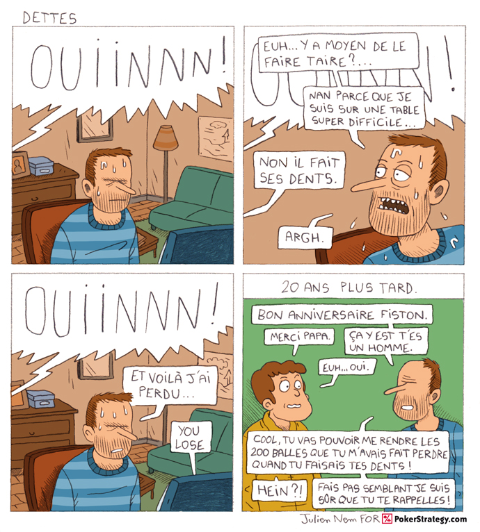 BD de poker humoristique Argent