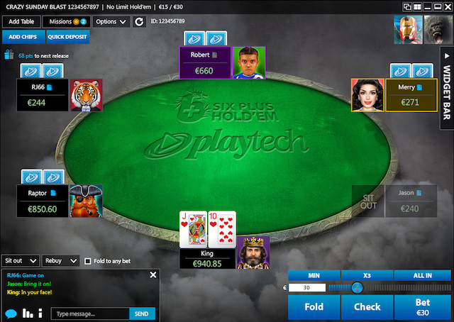 six plus hold'em