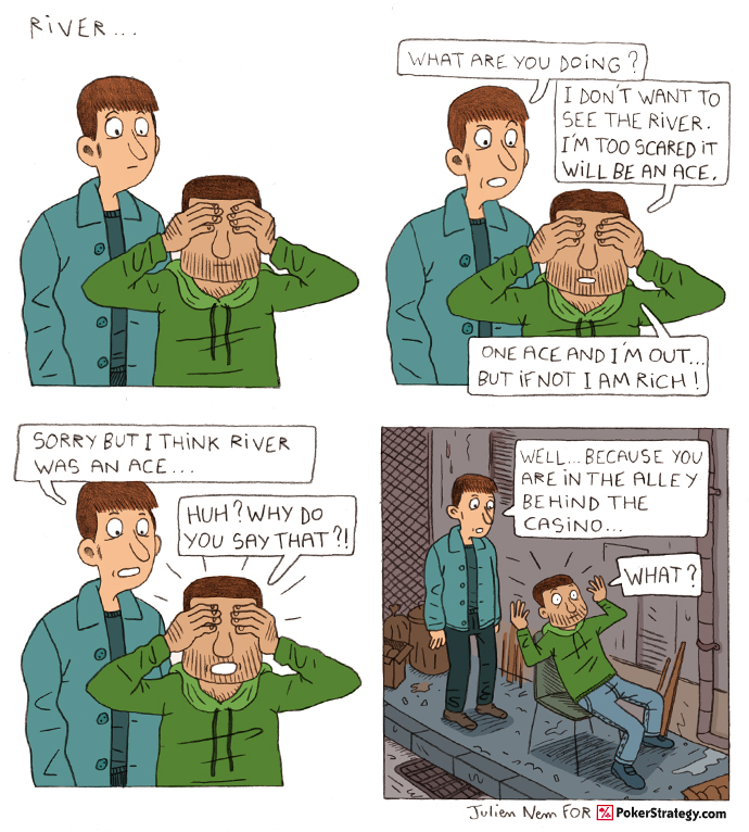 Funny Poker Cartoons River