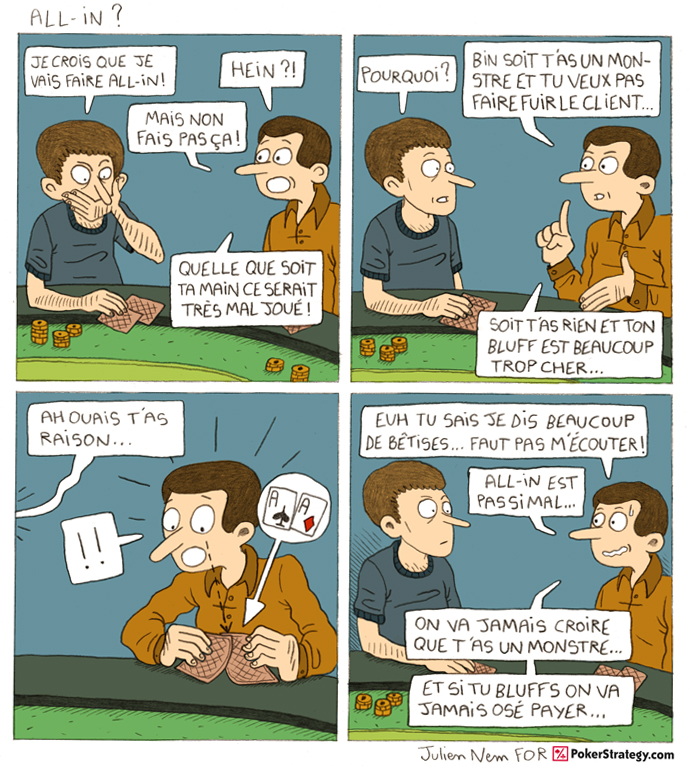 BD de poker humoristique All-in