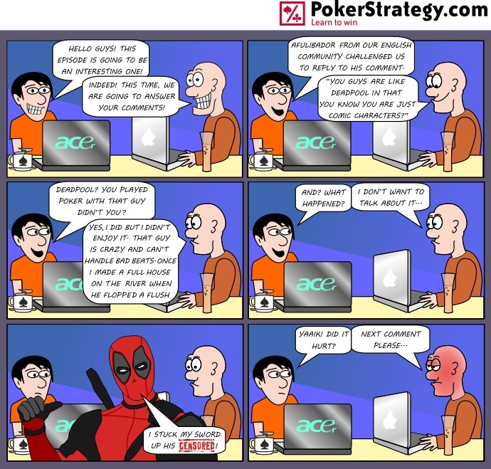 Funny Poker Cartoons Comic