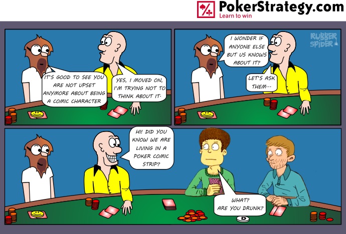 Lustige Pokercartoons Drunk