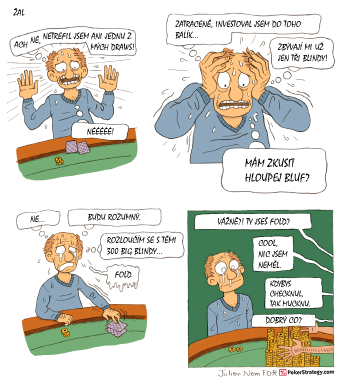 Vtipn&yacute; pokerov&yacute; komiks Draws