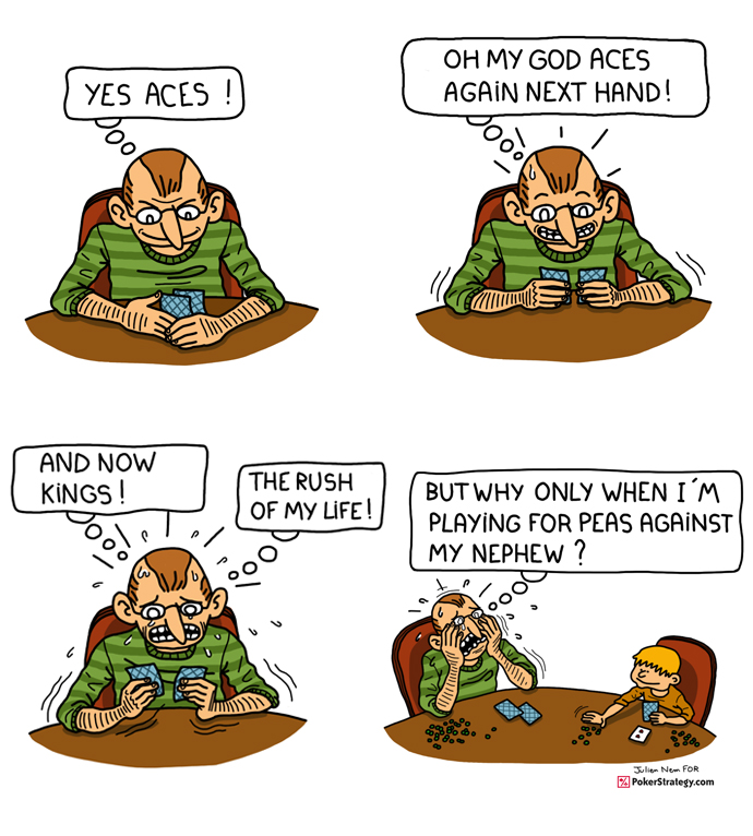 Lustige Pokercartoons Play Money