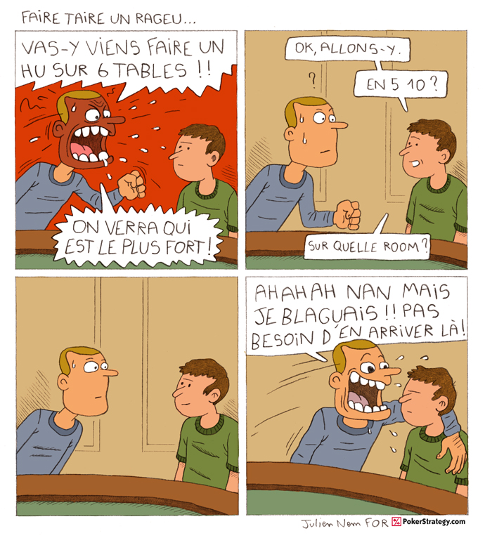 BD de poker humoristique Heads-up