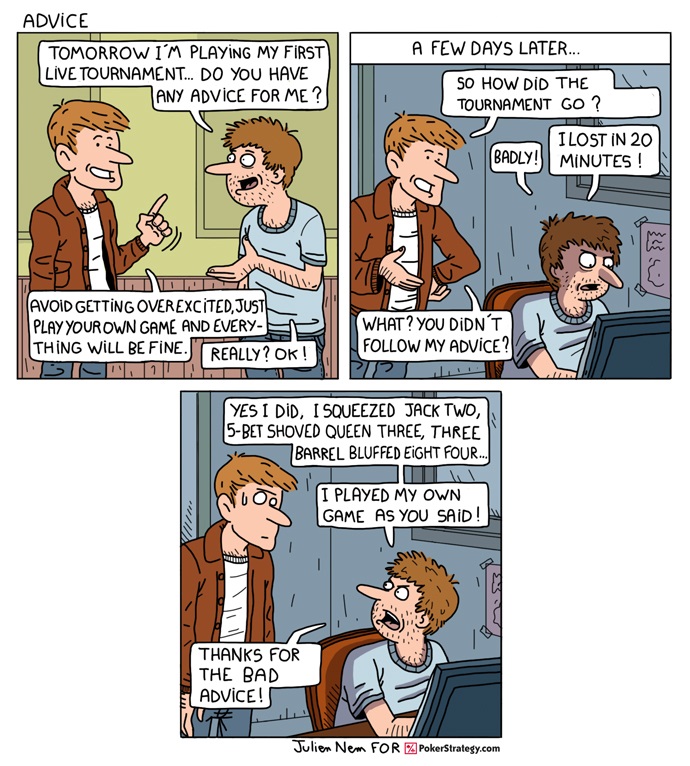 Funny Poker Cartoons Strategy