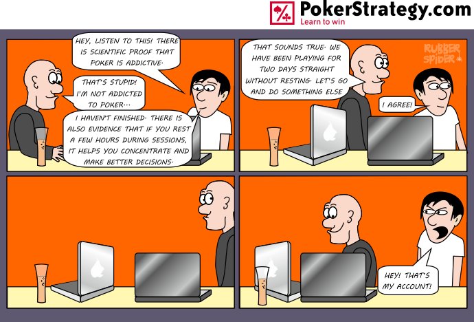 Funny Poker Cartoons Break