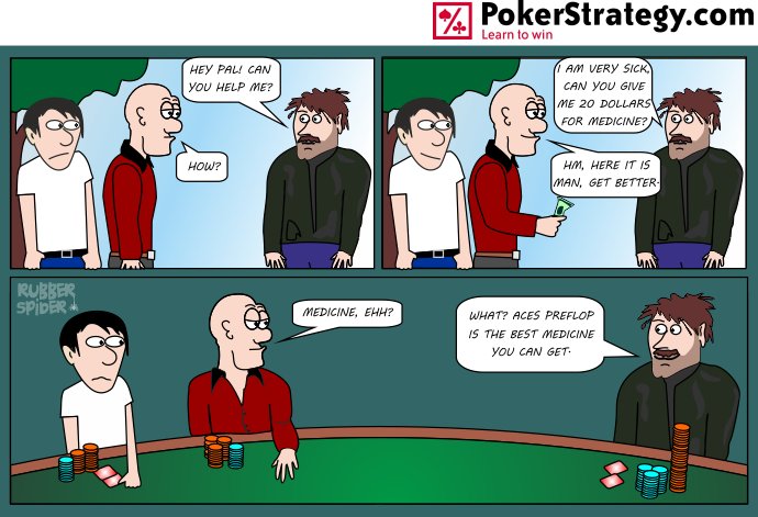 Lustige Pokercartoons Bankroll