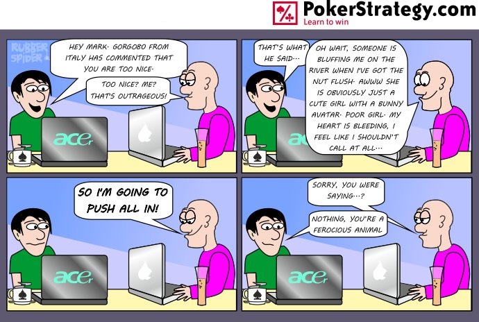 Lustige Pokercartoons Fish