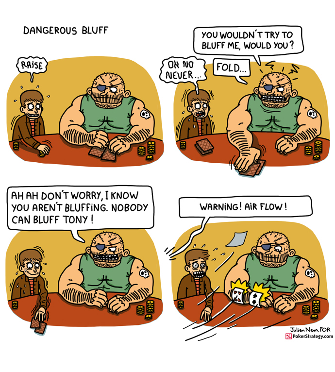 Lustige Pokercartoons Bankroll