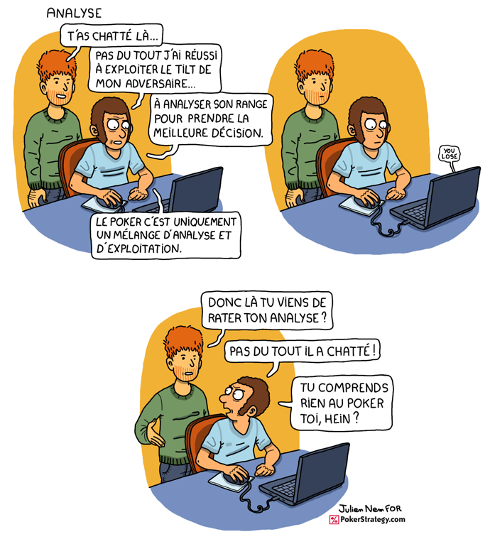 BD de poker humoristique Analyse