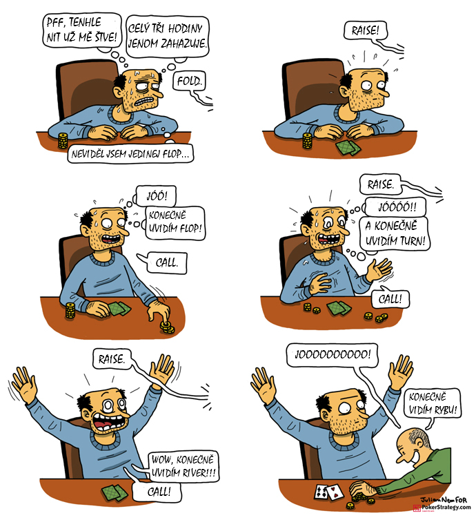 Vtipn&yacute; pokerov&yacute; komiks Nit