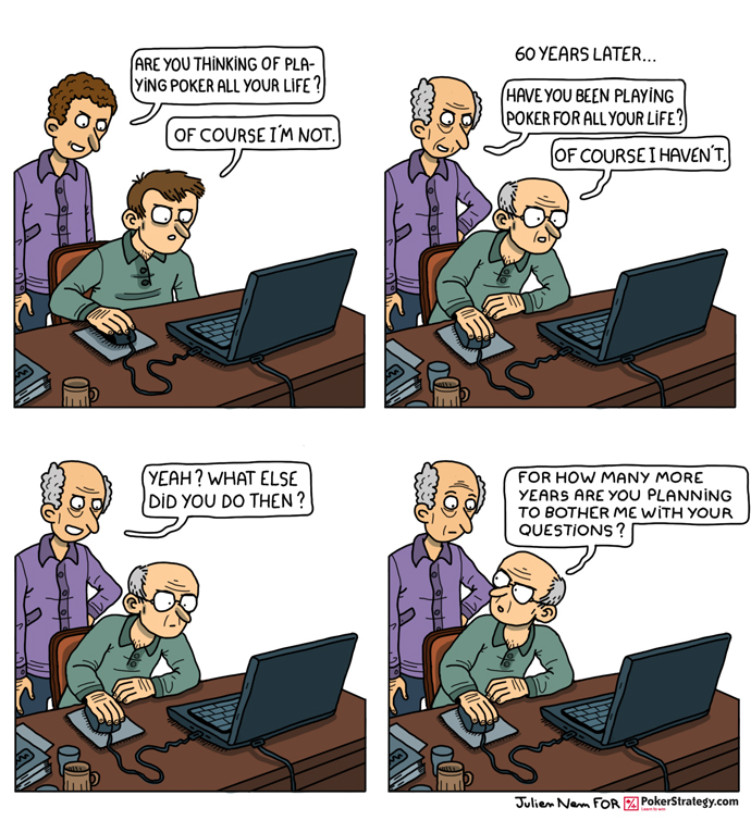 Funny Poker Cartoons Life