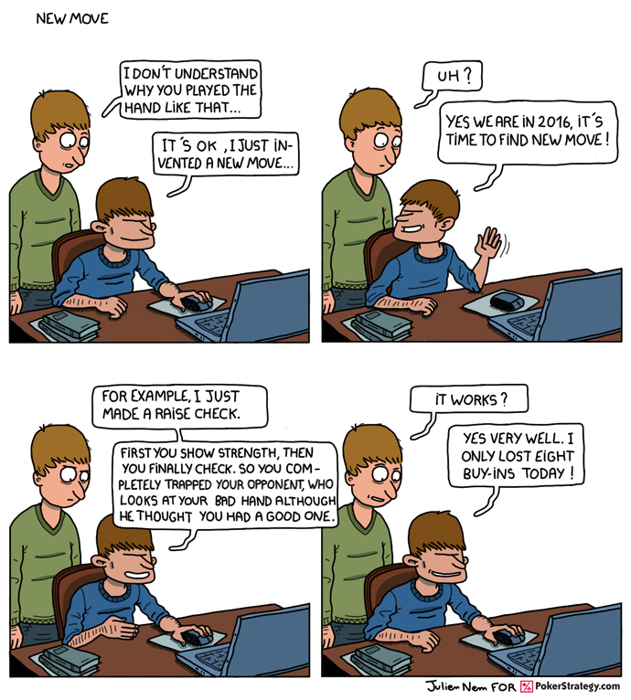 Funny Poker Cartoons Moves
