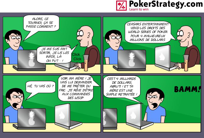 BD de poker humoristique WSOP