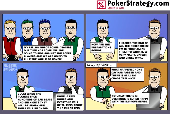 Lustige Pokercartoons RNG