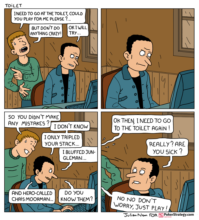 Funny Poker Cartoons Break