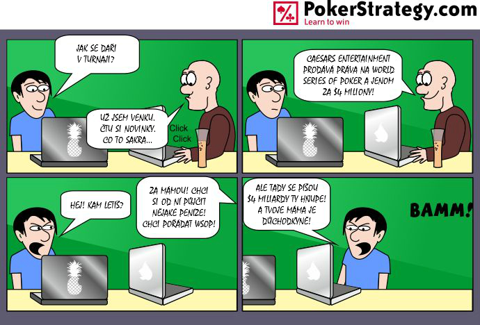 Vtipn&yacute; pokerov&yacute; komiks WSOP