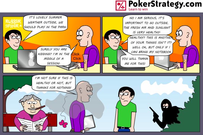 Funny Poker Cartoons Relax