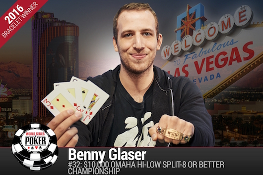 Benny Glaser 2016 WSOP
