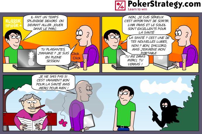 BD de poker humoristique Détente