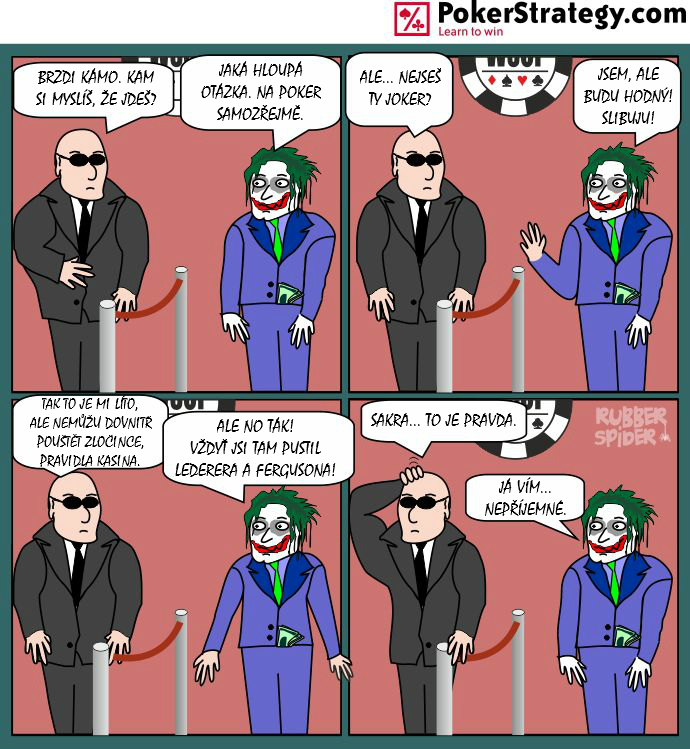 Vtipn&yacute; pokerov&yacute; komiks Ferguson