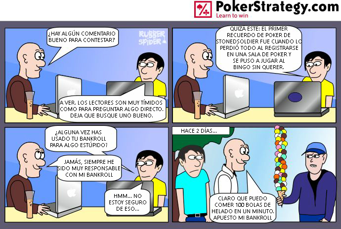 Tiras de poker divertidas Bankroll