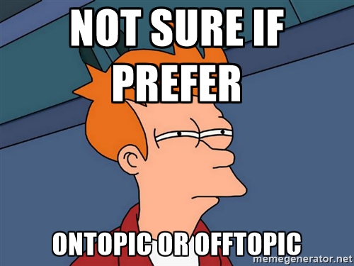&bdquo;On-Offtopic&ldquo;