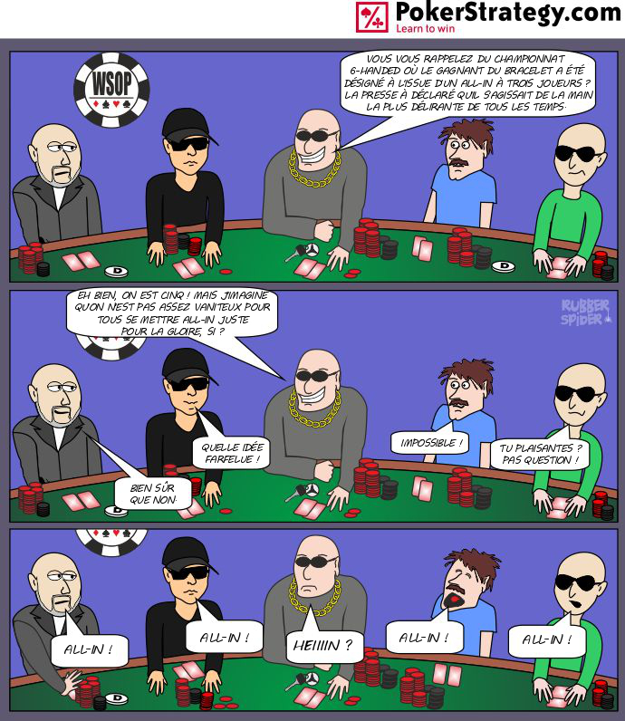 BD de poker humoristique WSOP