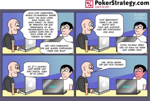 Tirinhas de poker divertidas Copas