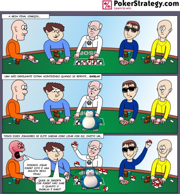Tirinhas de poker divertidas Pokemon