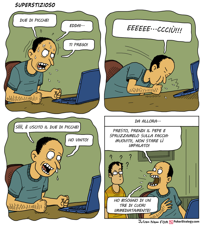 Vignette Divertenti sul Poker Superstizione