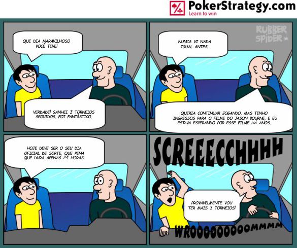 Tirinhas de poker divertidas Sorte