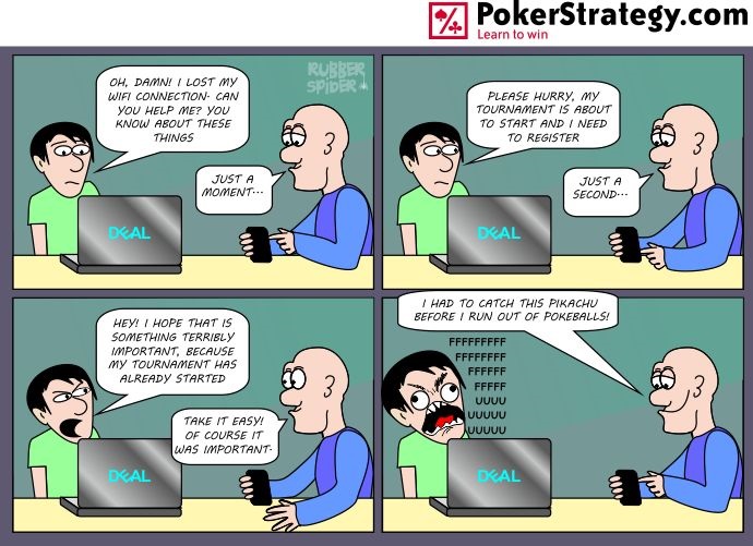 Lustige Pokercartoons Tournament