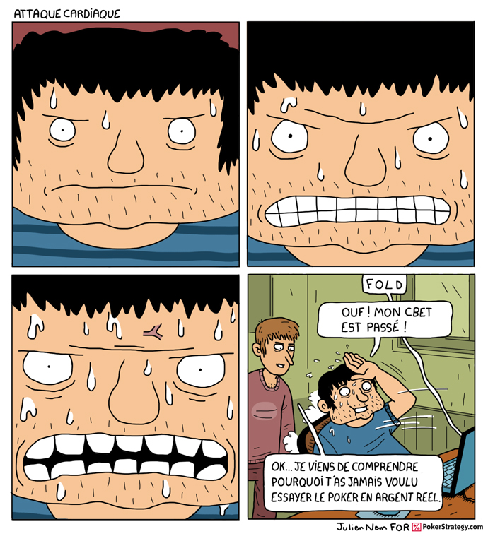 BD de poker humoristique Stress
