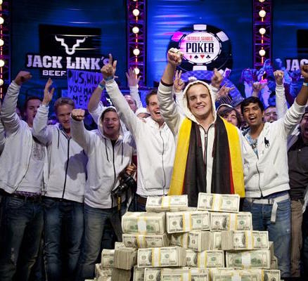 Pius Heinz WSOP rail