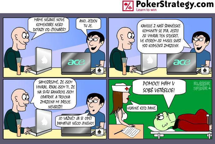 Vtipn&yacute; pokerov&yacute; komiks Sidebet