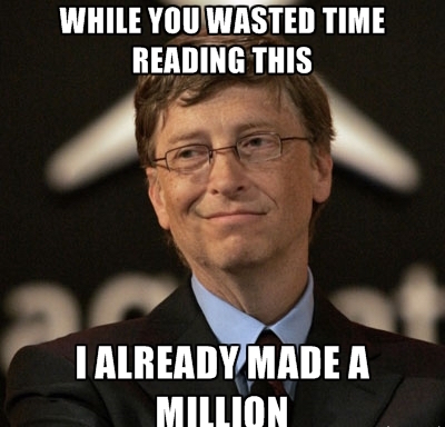 Bill Gates time meme
