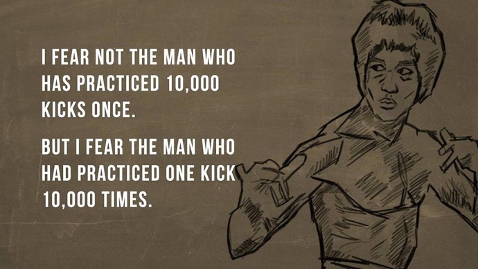 Bruce Lee Training