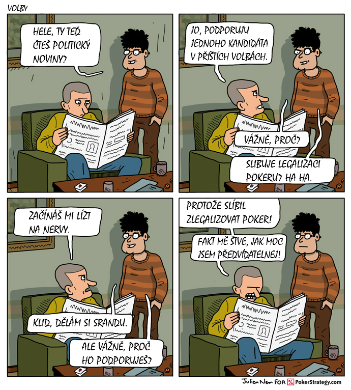 Vtipn&yacute; pokerov&yacute; komiks Legalizace