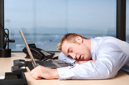 asleep at the computer