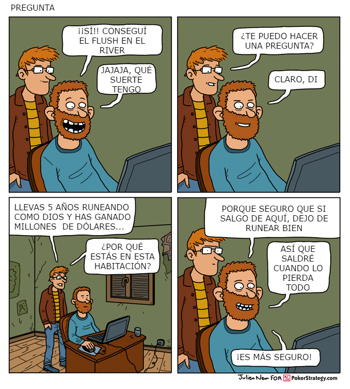 Tiras de poker divertidas Run
