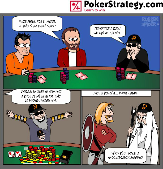 Vtipn&yacute; pokerov&yacute; komiks Hellmuth