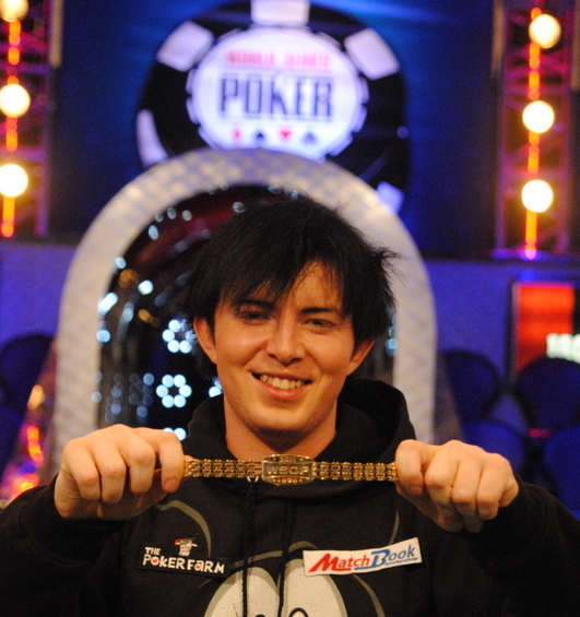 Jake Cody winning a WSOP Bracelet