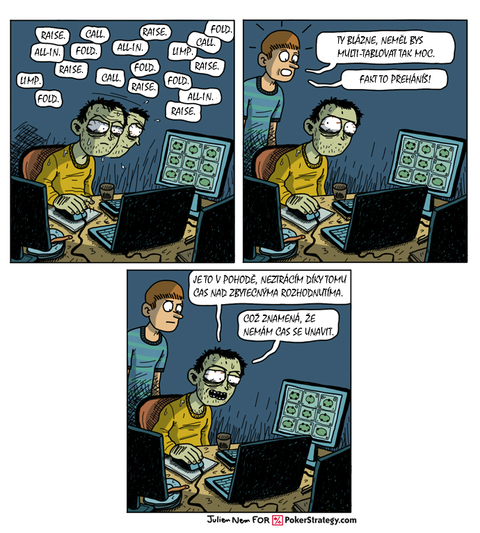 Vtipn&yacute; pokerov&yacute; komiks Rozhodnut&iacute;