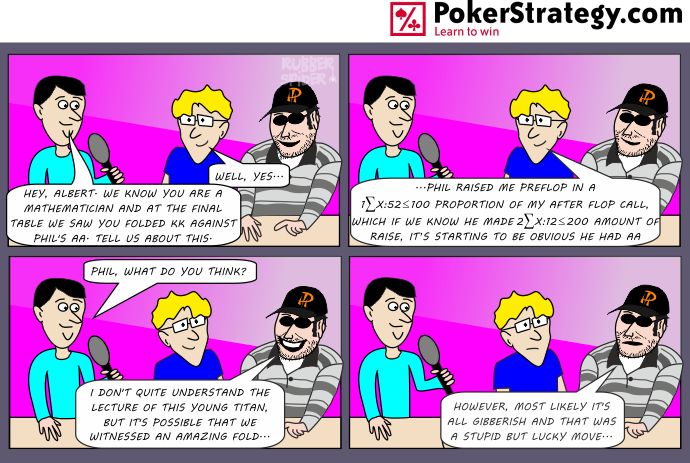 Funny Poker Cartoons Hand