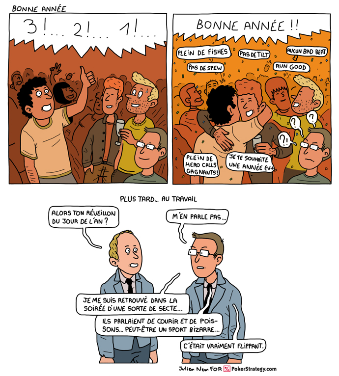BD de poker humoristique Voeux