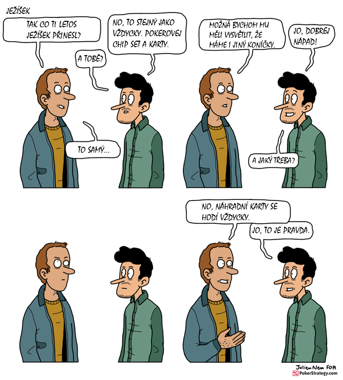 Vtipn&yacute; pokerov&yacute; komiks D&aacute;rky