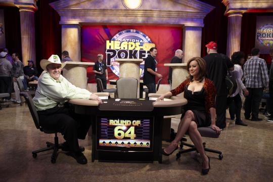 Doyle Brunson and Jennifer Tilly